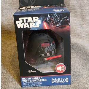 Star Wars Darth Vader Bitty Bommers Portable Wireless Bluetooth Speaker SEALED